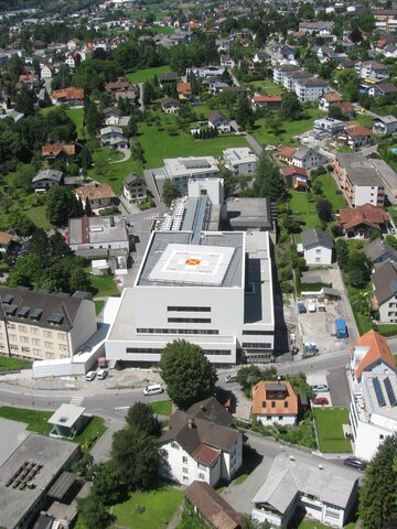 Lüftungszentralen von bösch sorgen im LKH Bludenz für perfektes Klima.
