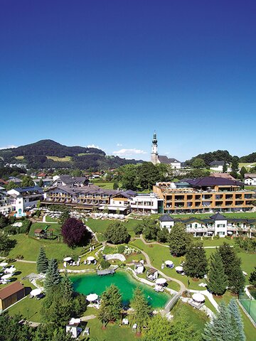 Übersicht über das Genussdorf Gmachl in Bergheim/Salzburg | © Hotel Gmachl GmbH